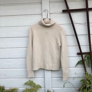 White Turtleneck Sweater